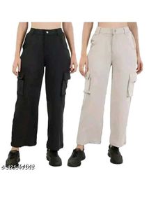 Wide Leg Cargo Pants
