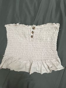 Cute Ruffled Tube Top