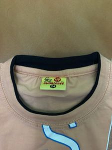 peach round neck half sleeves Kids T-Shirt