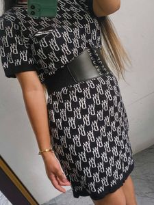 Patterned Mini Dress