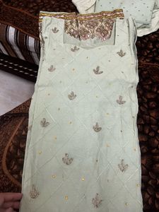 Heavy Wedding Dress With Pant