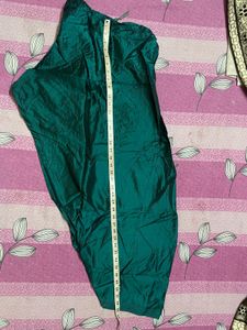 Bottle green Silk Suit