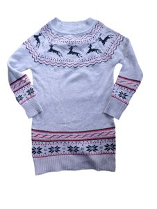 Festive Holiday Sweater Dress