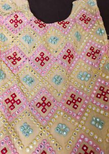 Embroidered Indian Dress