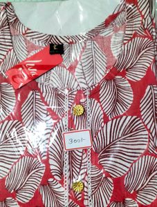 Floral Print Kurta