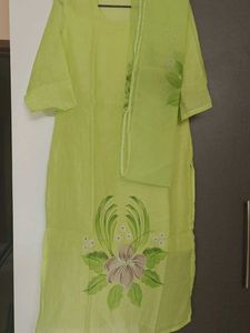 Lime Fresh Embroidered Kurta Set – Light, Lively &