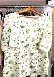 Pure Cotten Short Kurti