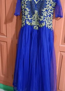 Blue Party Wear Gown