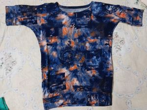 Cut Hand Desgin Stretchable Top