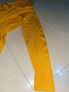Mustard Ribbed Turtleneck