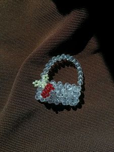 Beaded Bag Keychain