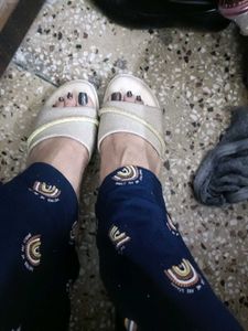 Party Wear Golden Wedges For Women In 39 Number
