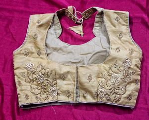Embroidered Gold Blouse