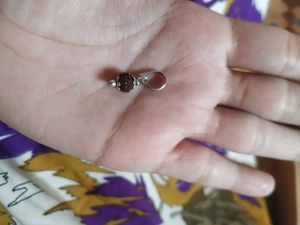 Pur Silver Hoop With Rudraksh✨