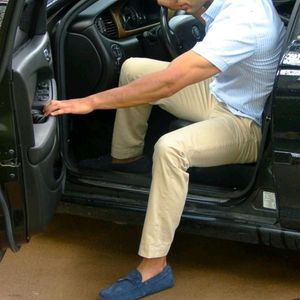 ZARA Blue Sude Leather Loafers