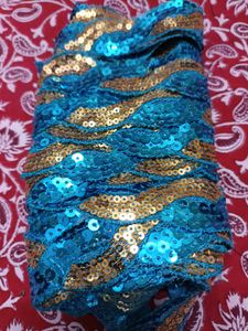 Blue And Gold Lace