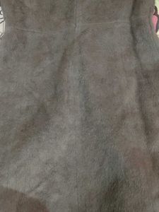 Elegant Gray Wool Blend Coat