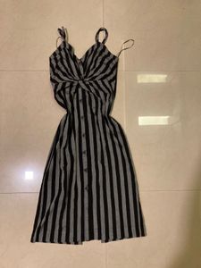 Striped Midi Dress
