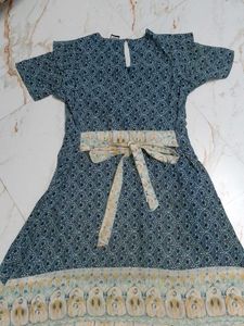 Patterned Mini Dress