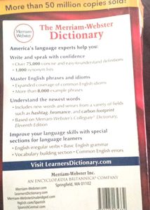Merriam-Webster Dictionary - New Edition!