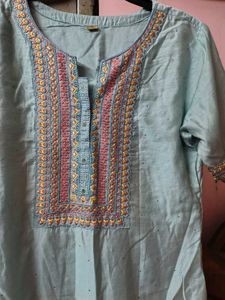 Embroidered Kurta with Salwar