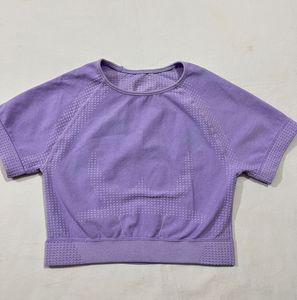 Cut Out Sport Crop Tshirt