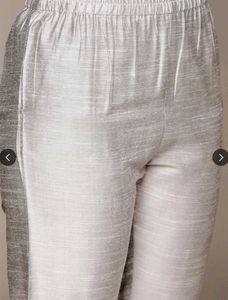 Ishin Grey Embroidered Kurta with Trousers