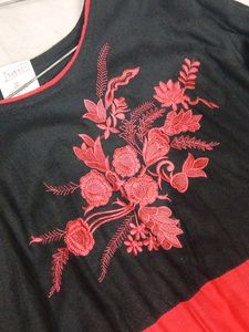Floral Embroidered Dress
