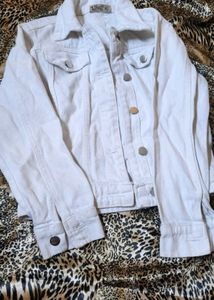 White Denim Jacket