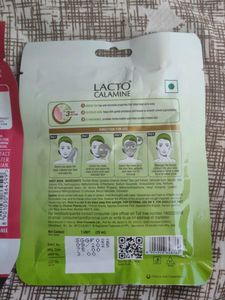 Lakme &amp; Lacto Calamine Sheet Masks (1free gift 🎁)