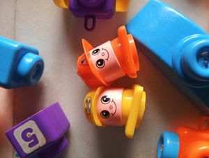 🚇Jumbo Building Blocks Set With Train Connectors