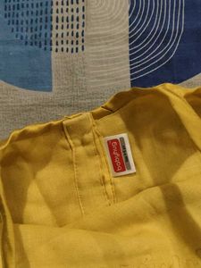 Pink &amp; Gold Ethnic skirt croptop