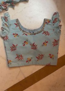 Floral Print Lehnga choli