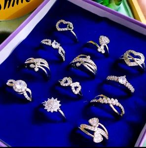 Silver AD Diamond Ring Box😻