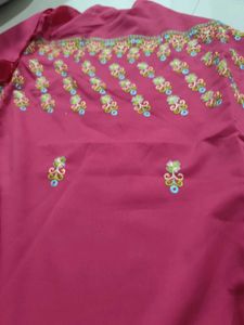 Crepe With Embriodary Work Full Suit
