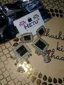 Sparkly Square Earrings