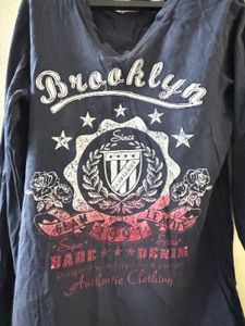Black Full Sleeves T-shirt