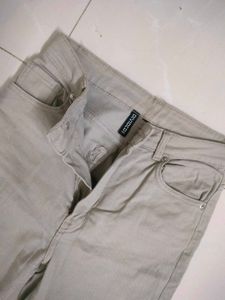 Khaki Straight Fit H&amp;M Jeans For Women