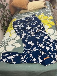 office wear Blue printed kurta set