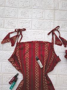 Strapped Short Kurti 🎀