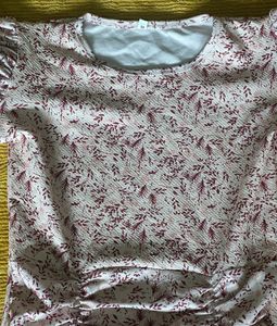 2 Floral Print Ruched Mini Dresses