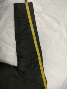 Black Hooded Padded Jacket