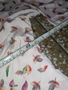 Silk White Kameez Plazzo Set