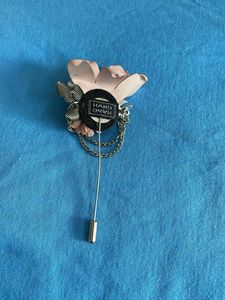 Floral Lapel Pins (Set of 2)