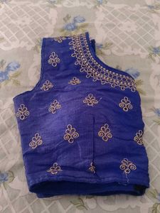 Bright Blue 💙 Colour Ready Made Blouse