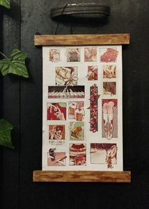 Faux Wood Wall Decor Hanging/ Adhesive