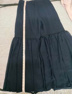 Navy Blue Sarara With Dupatta