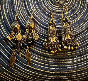 Ethnic Drop Earrings