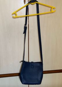 Lino Perros Navy Blue Sling Bag