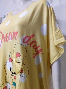 Kaftan Nighty | Cute Cartoon Print Nightdress🎀💖